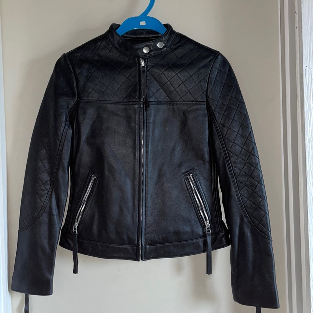 Victoria’s Secret Moda International Leather Moto Jacket